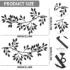 2Pcs Metal Tree Leaf Wall Décor Vine Olive Branch Leaf Wall Art Artistic Wall Hanging Sign Decorative Wall Sculpture Sturdy Home 4