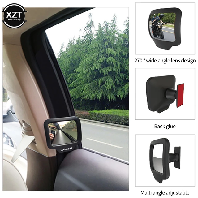 Degrees Wide Angle Car Rear Magnet Mirror Car Auxiliary Rearview Mirror  Eliminate Blind Point For Car Safety - AliExpress