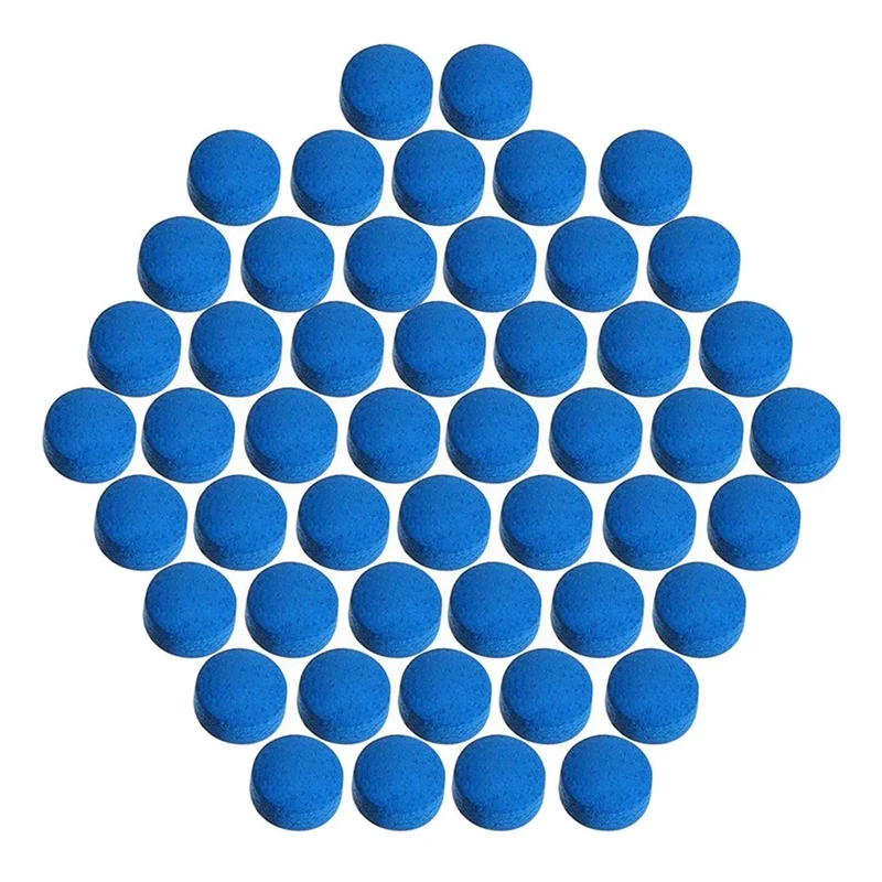 

50PCS Snooker Cue Tips Pool Cue Tips Billiard Cue Head Billiard Accessories 10MM Billiard Cue Accessories