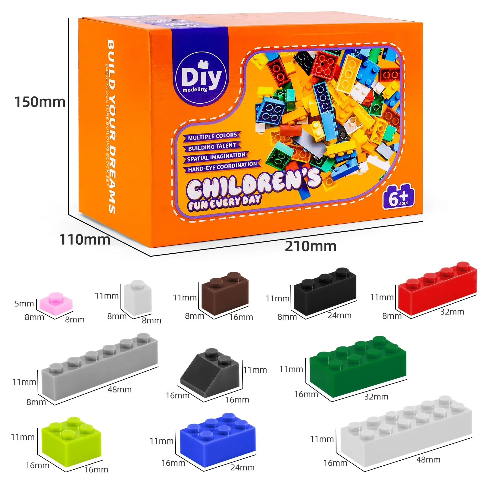 730 개/상자 빌딩 블록 벽돌 플레이트 대량 DIY 작은 입자 혼합 크리 에이 티브 조립 장난감 Legoed Multicolour와 호환 가능