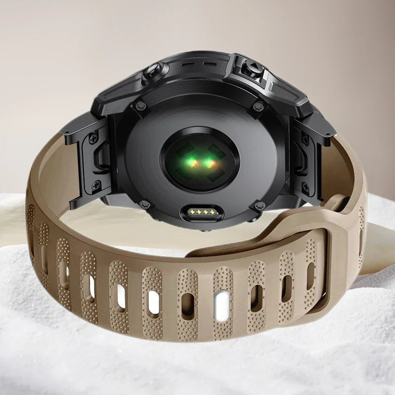 Versatile Silicone Quick Release Smartwatch Band - 22mm/26mm Strap