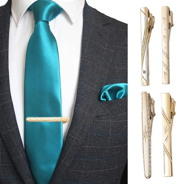 Brand New Men's Tie Clip Classic Simple Style Pin Clasp Gold Color Male  Business Wedding Necktie Clip Clasp Metal Men Jewelry - AliExpress