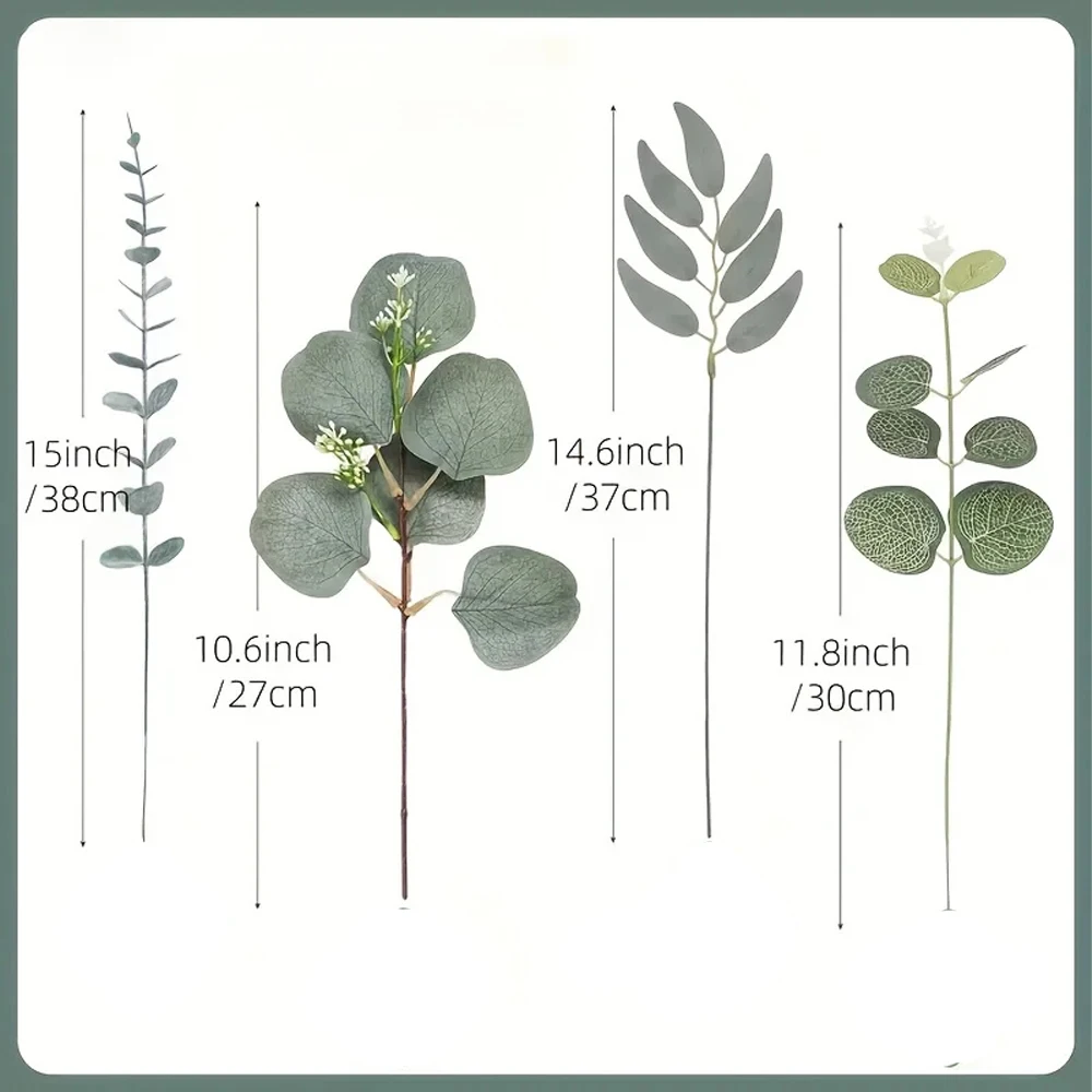 Artificial Eucalyptus Flower Bouquet 3