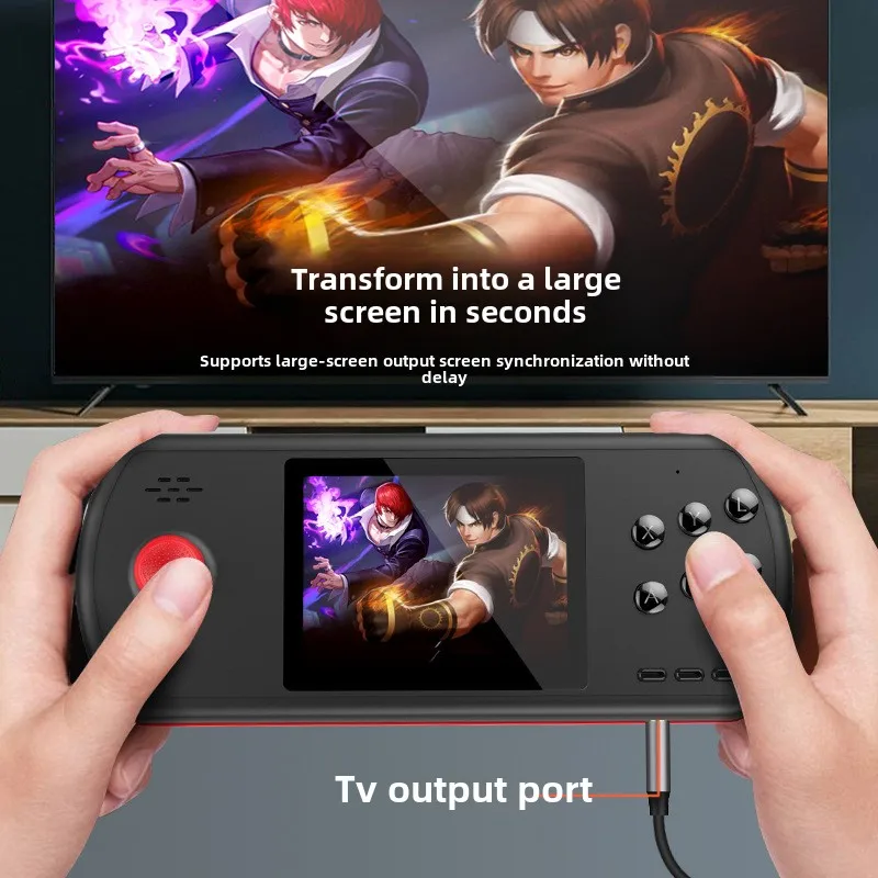D22 Handheld 16-bit Horizontal Screen Portable Game Console High ...