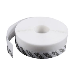 5 Meter Self - Adhesive Weatherproof Door and Window Seal Strip - 45mm (White)