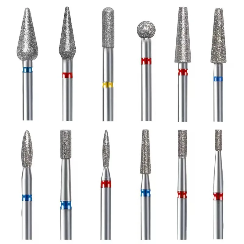 Diamond Nail Drill Bit Milling Cutter Cuticle Clean Gel Overflow Removal Manicure Pedicure Tool 1Pc manicure pedicure kit,manicure sets,manicure set