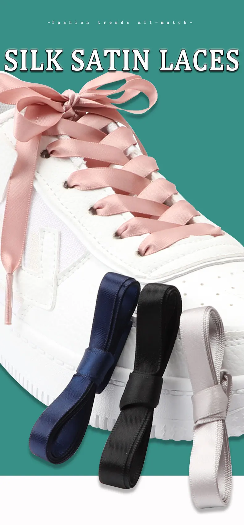 lacci piatti lacci di raso fai da te