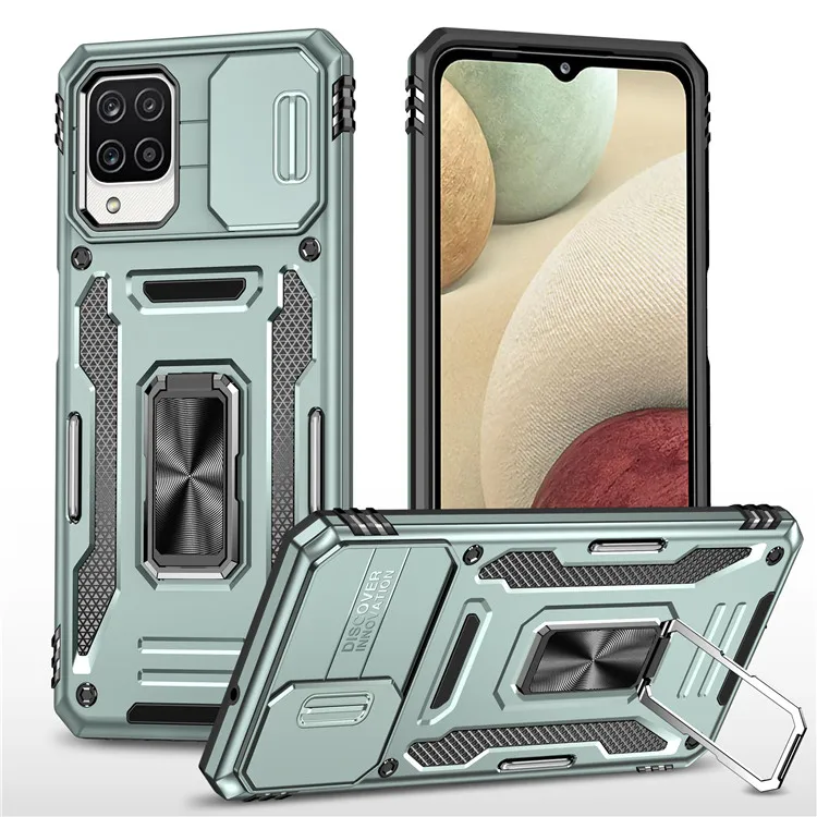 5G Armor Slide Lens Protective Case for Samsung Galaxy - Durable Back Cover