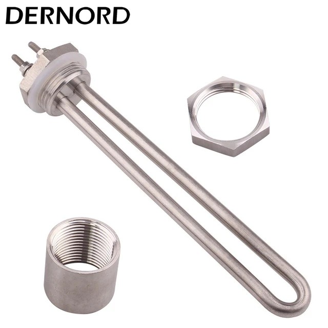 DN25 Home Electric Water Heater Tubular Heating Element Heater with 1BSP  Thread Immersion Boiler 220v 500W 750W 1KW 1.5KW - AliExpress