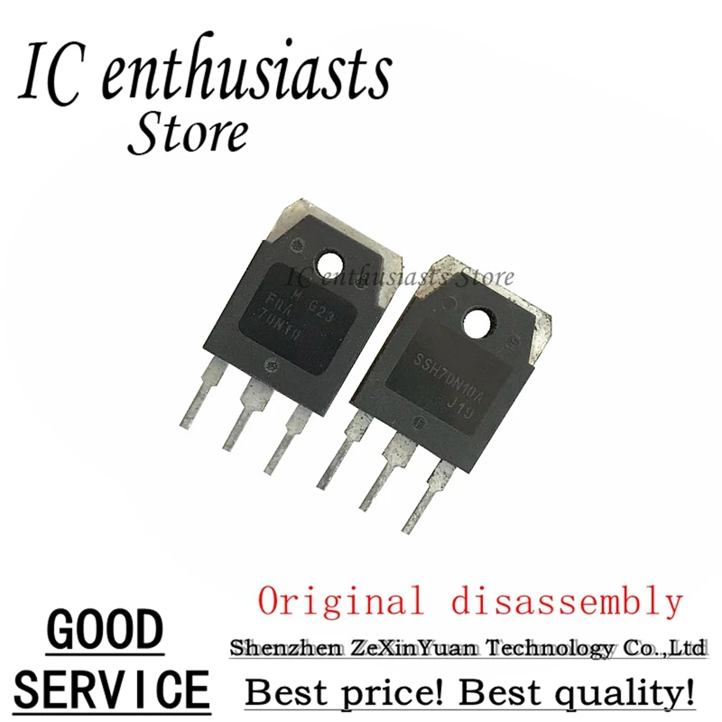 

10 шт. SSH70N10A 70A 100V TO-3P оригинальная разборка
