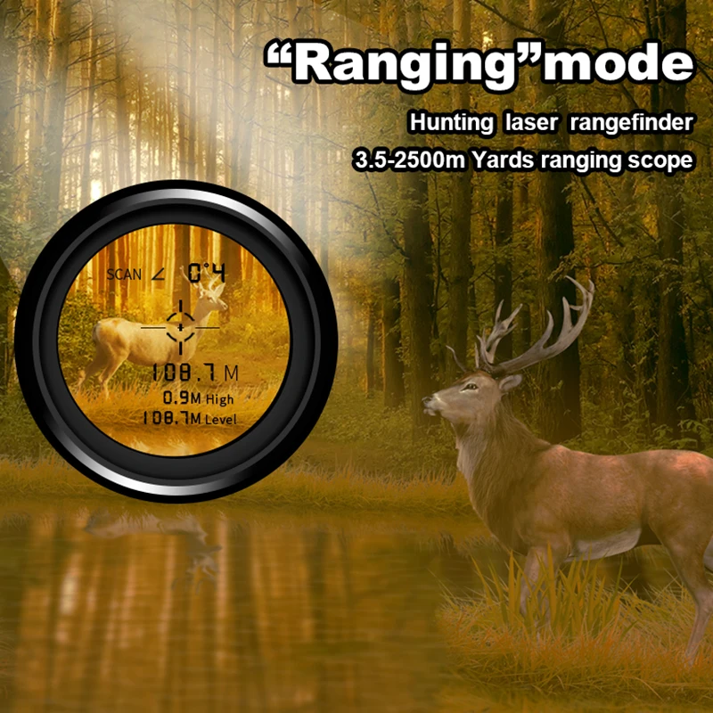 Nohawk-高精度レーザー距離計,ハンティング用の中古ゴルフ距離計