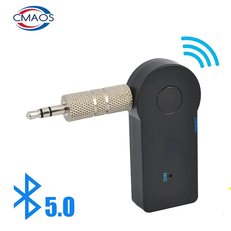 2 1 Wireless Bluetooth 5.0 Receiver Transmitter Adapter 3.5mm Jack Car Music Wireless Adapter