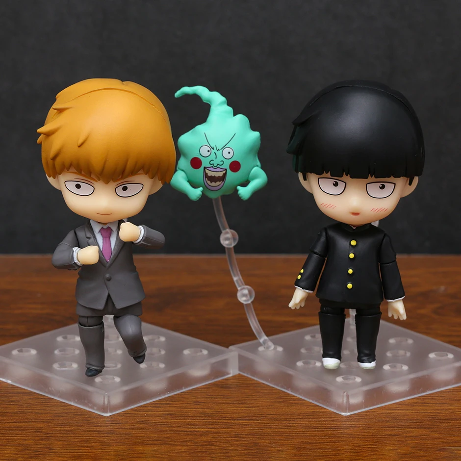 

Kageyama 1913 Arataka Reigen 1922 Mob Psycho 100 Cute Figure Toy Movable Face Doll Room Decor Gift