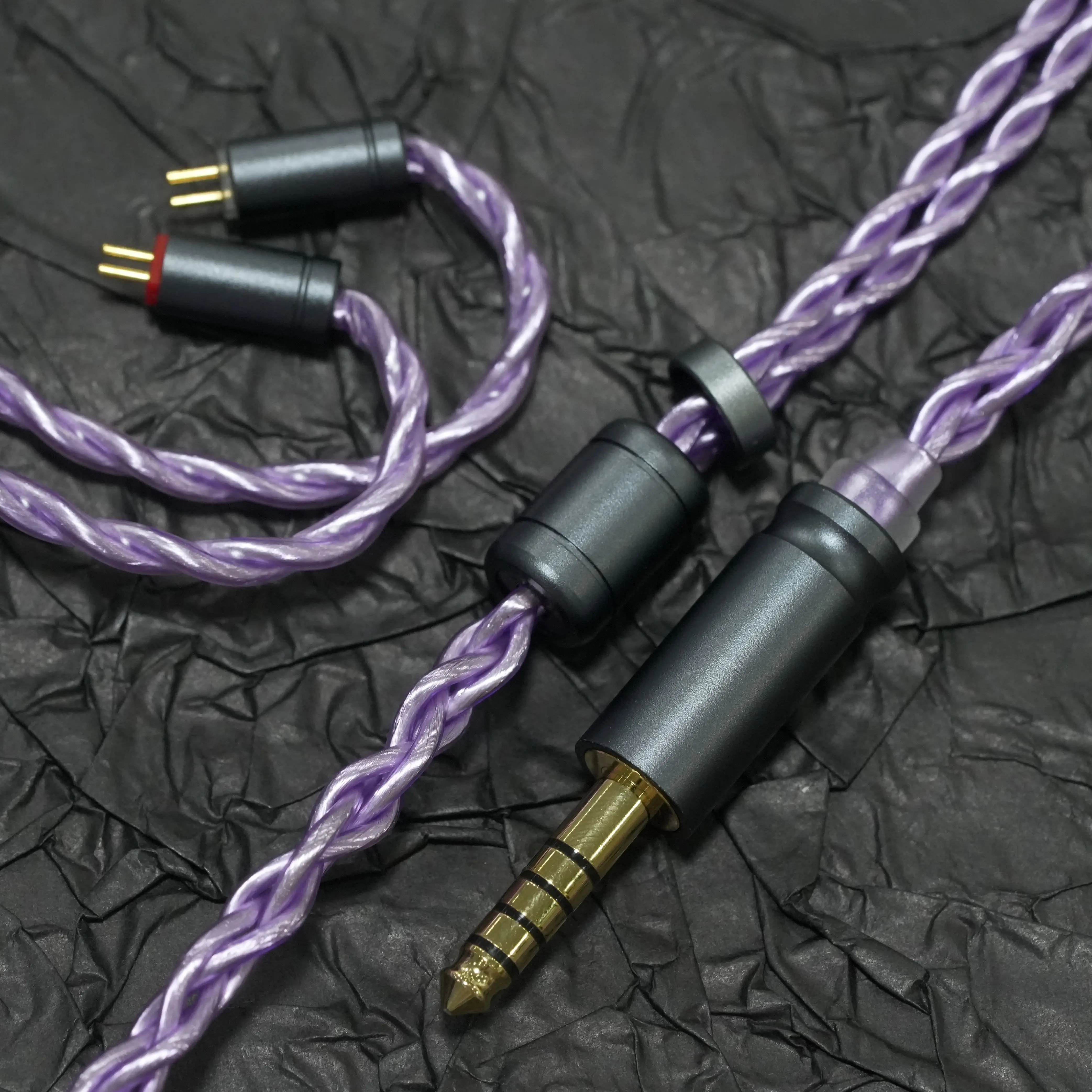 イヤホンケーブルセット（グレー系） イヤホンケーブルセット（グレー系） Qkz Zxn Zxt AK6ProBlue用