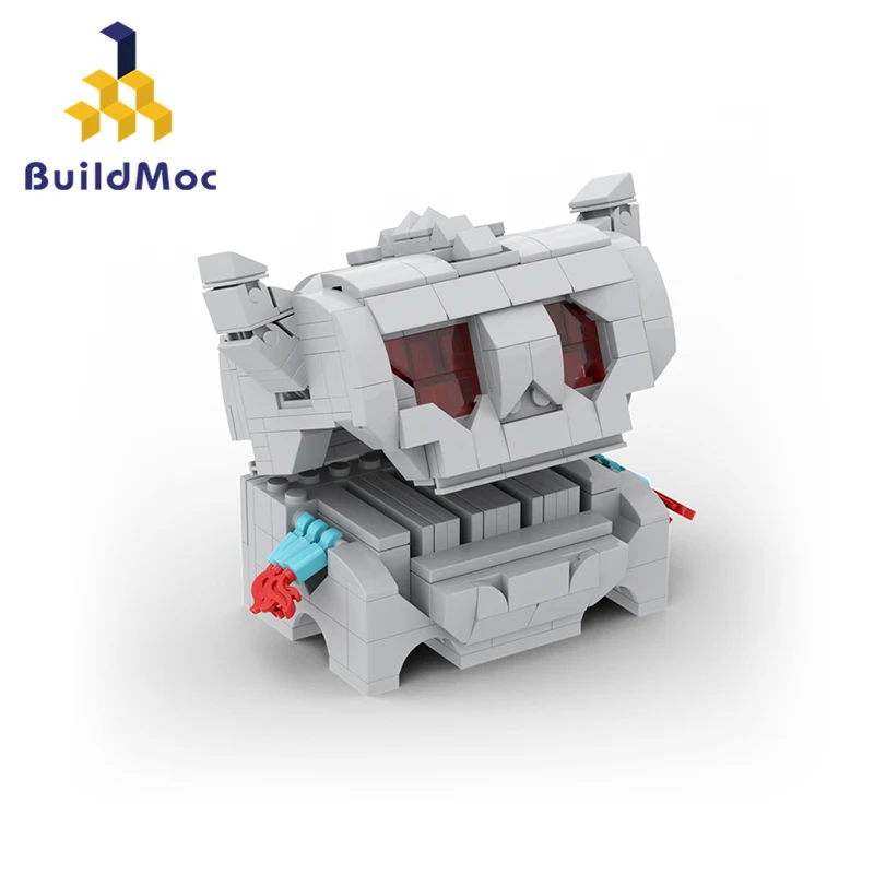 Buildmoc Pirate Box Monster Treasure Chest Building Block Set Per Zeldaed Tears Of The Kingdom Card Collection Toy Regalo Per Bambini