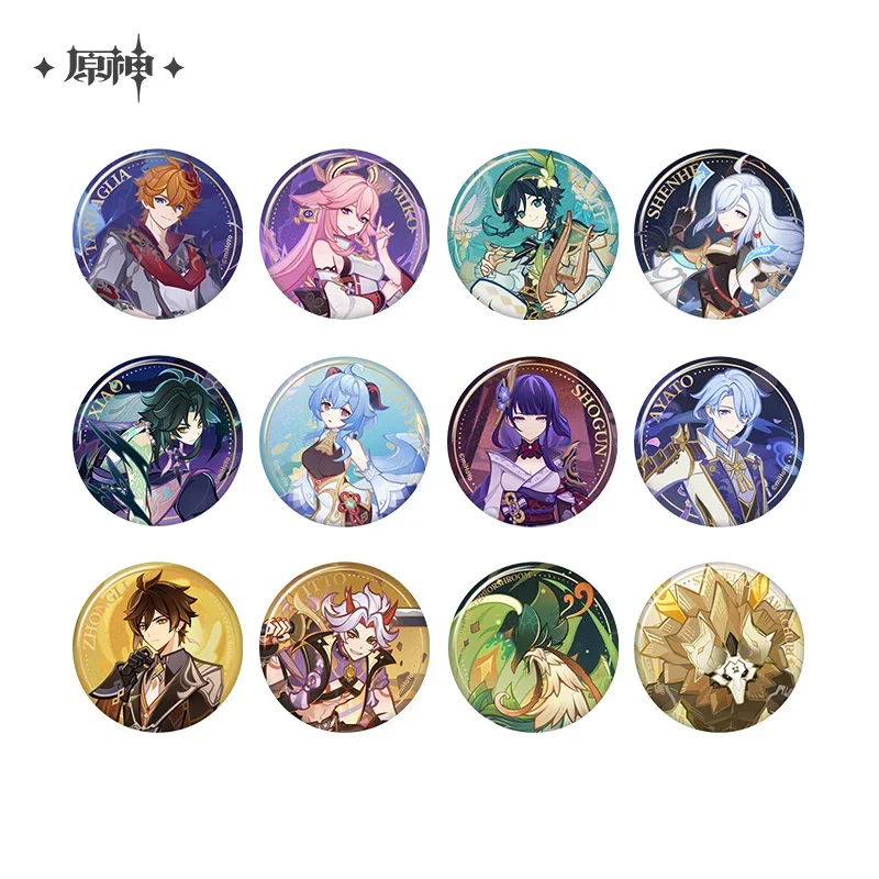 

Presale GS Impact Official Merch Genius Invokation TCG Tinplate Badge