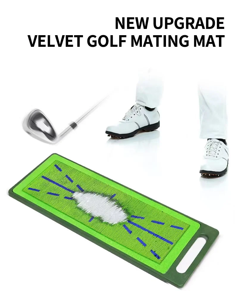 Golf Hitting Mat For Tracing Swing Path Hitting And Chipping Training Instant Feedback Your Swing Path Golf Rubber Divot Board