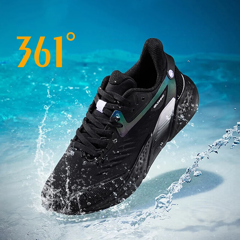361 Degrees NEW Rainblock Women Running Sport Shoes Water Repellent Technology Q Bomb Reflective Night Female Sneakers 682332209