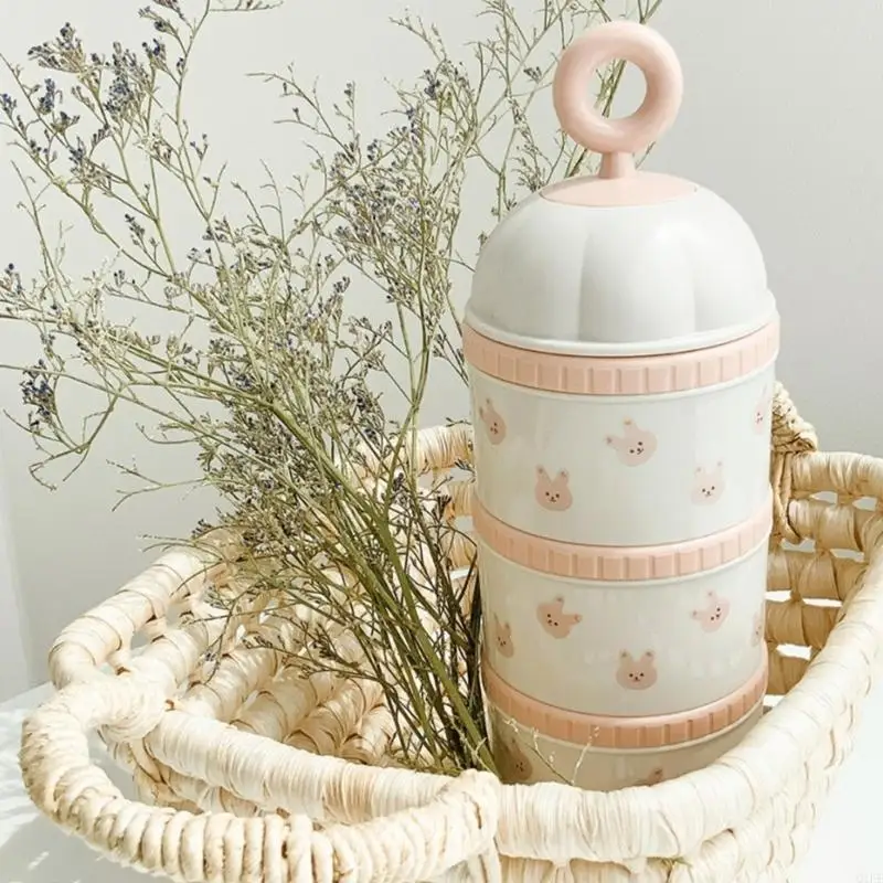 Q1FE Infant Complementary Storage Box Milk Powder Container for Outside Activity