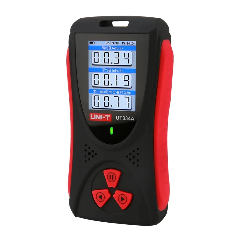 UNI-T UT334A Geiger Counter Electromagnetic Radiation Detector Personal Dosimeter X-ray Beta Gamma Detection EMF Meter