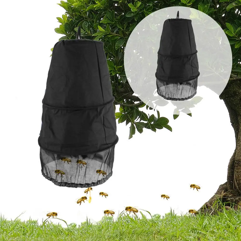 3 Layers Catching Box Multifunctional Wild Bucket Cage Prevent Injury Beekeeping Catching Tool Accessories Garden Supplies