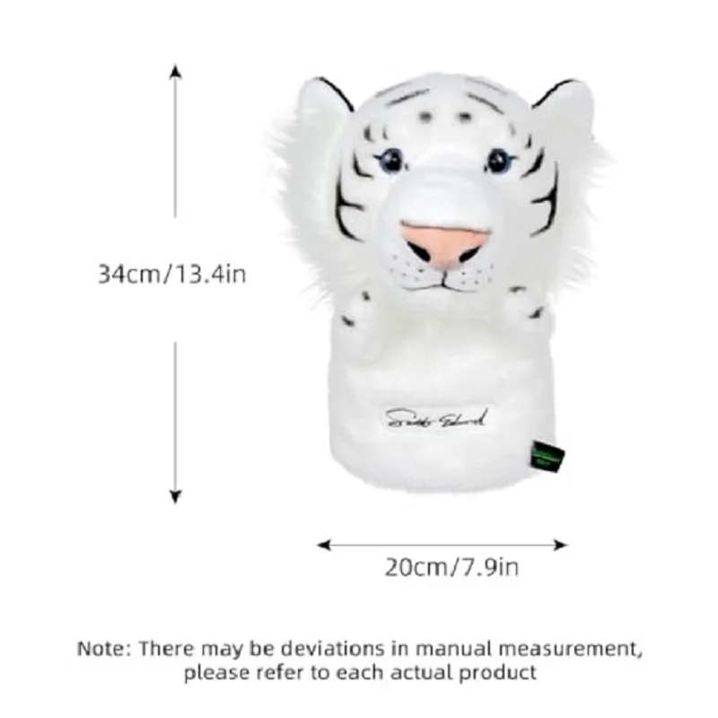 Scott Edward Animal Zoo Golf Driver Wood Covers, Fit Drivers and Fairway, Lovely Tiger, Funny and Functional