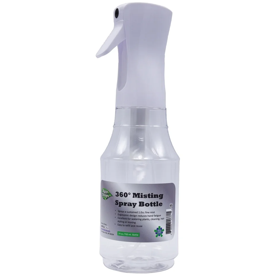 Ergonomic Refillable Fine Mist Spray Bottle 24oz