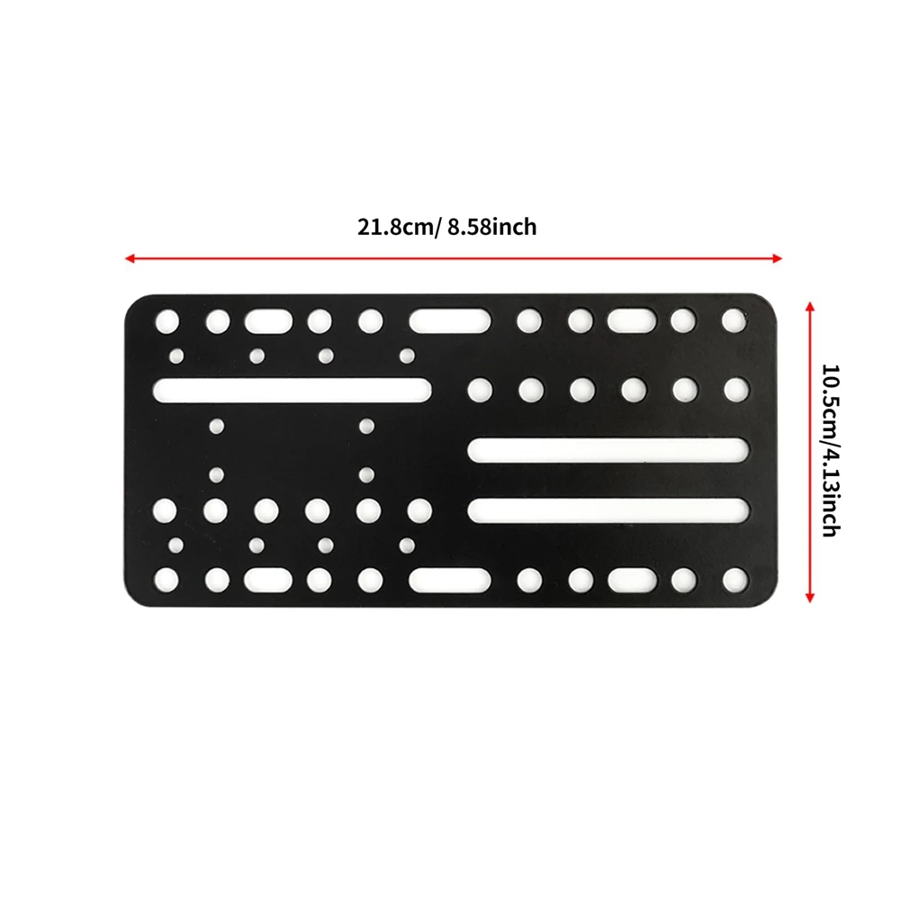 BAAU PC USB Handbrake Plate Drift Adapter Board Mount Bracket Plate for SIM Racing Game G25/27/29 T500 (ONLY Plate)