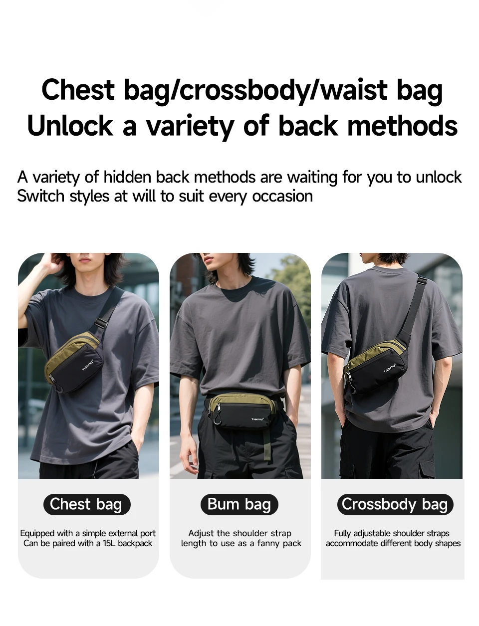 Tigernu Lightweight Crossbody Bag Image 9