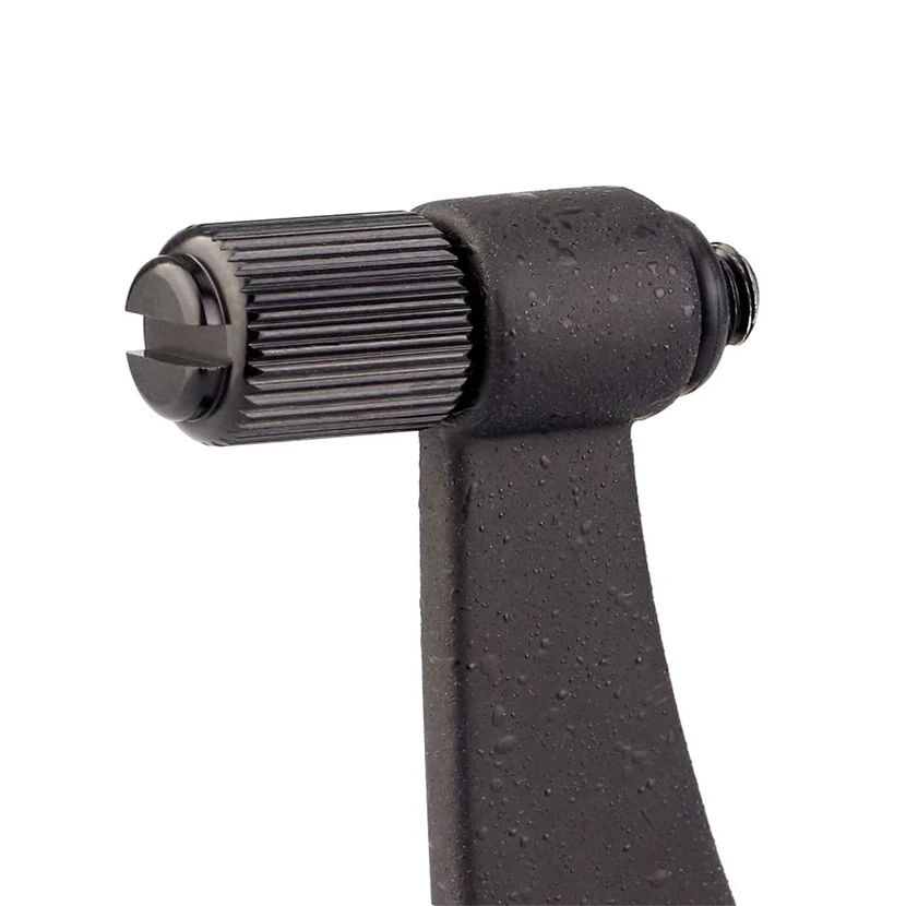 Svbony SV111 Full Metal Telescope Tripod Mount Adapter, 1/4" Thread, Black, with Rubber Ring, For Attaching Binoculars