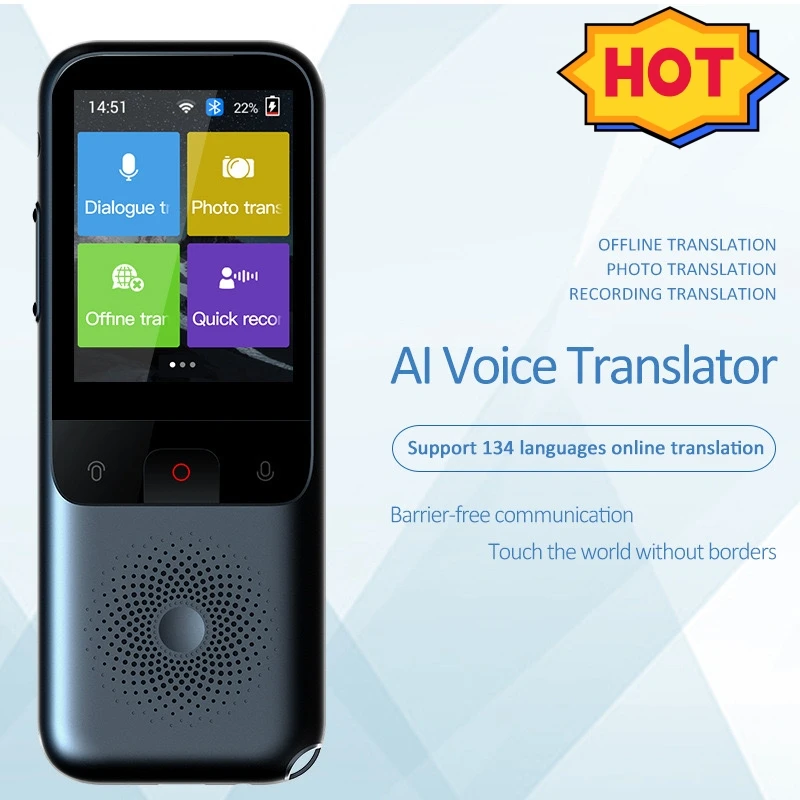 

New T11 T16 Portable Audio Translator 138 Language Smart Translator Offline In Real Time Smart Voice AI Voice Photo Translator