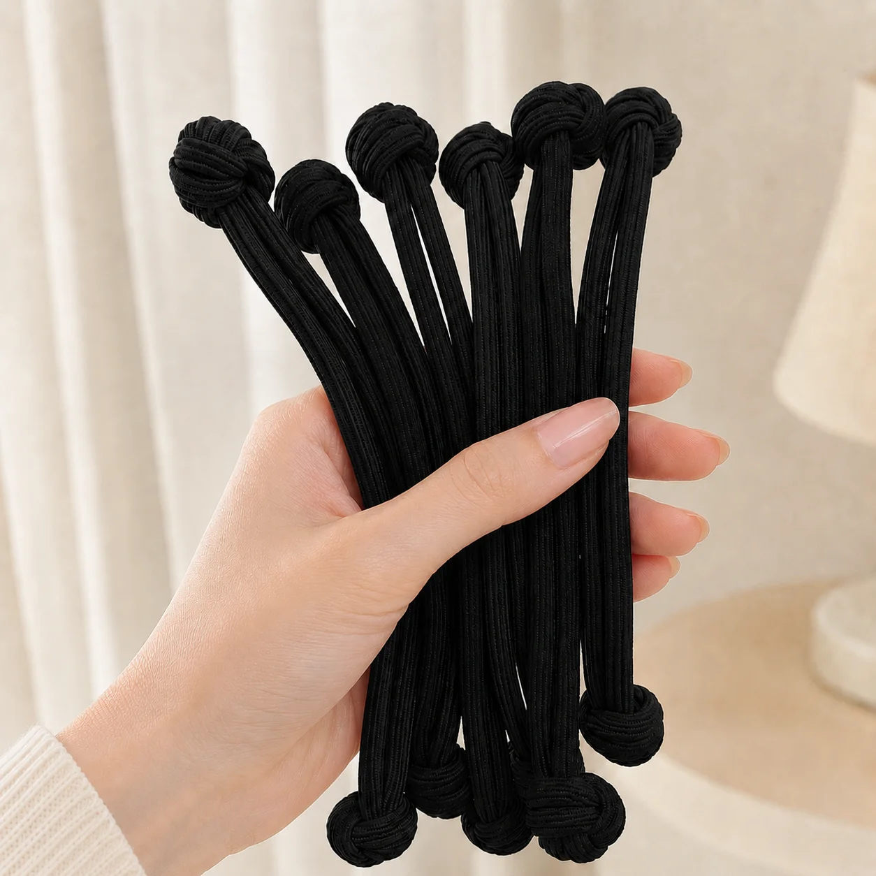 Elegant High Elastic Hair Tie - No Damage Korean Hair Accessory