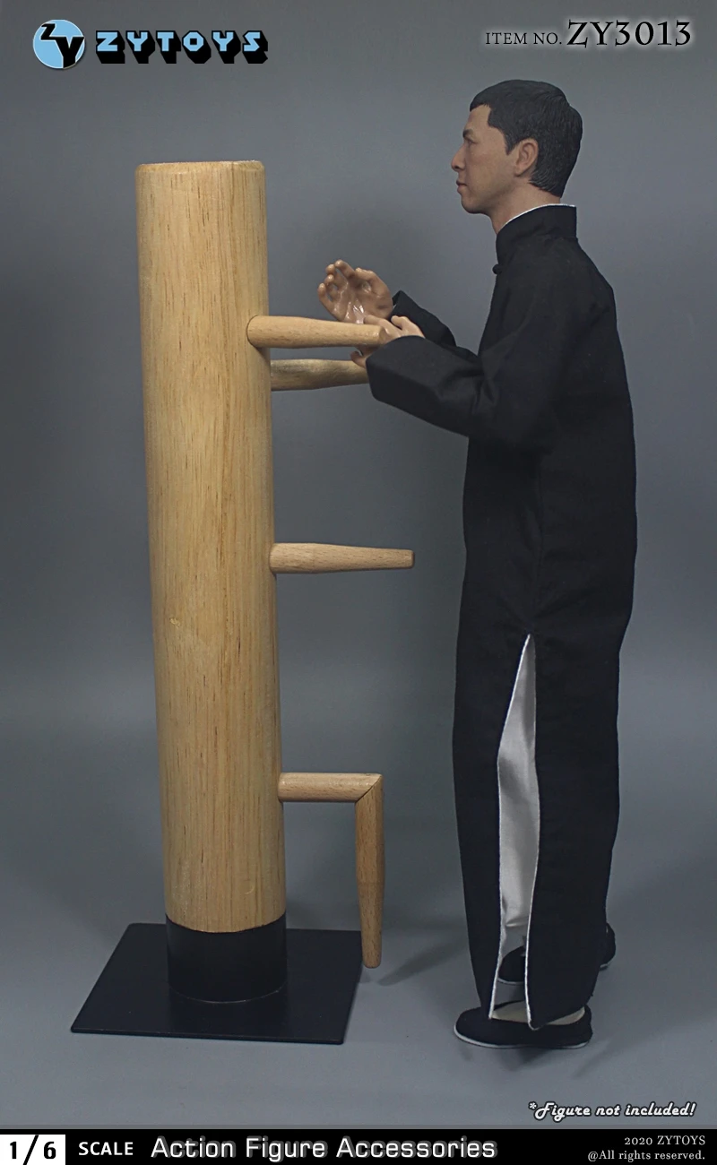Zy3013 1/6 Scale Wooden Dummy Ip Man Martial Art For 12'' Action Figure