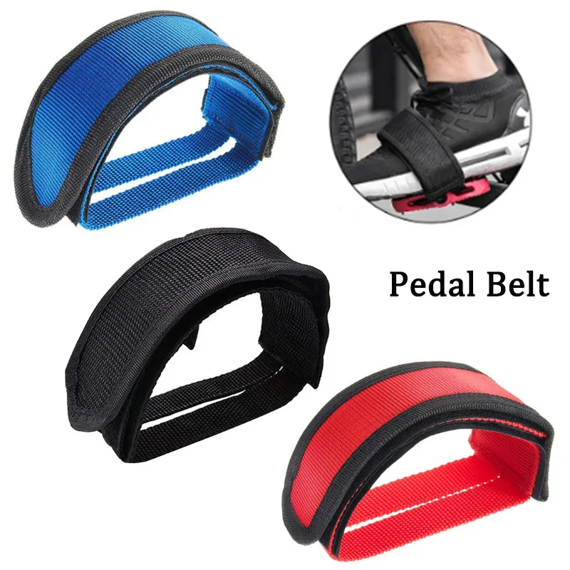 

1pcs Bike Pedal Strap Bicycle Fixed Gear Cycling Pedals Belt Feet Set with Straps Beam Foot Road Bike Parts MTB Accessories