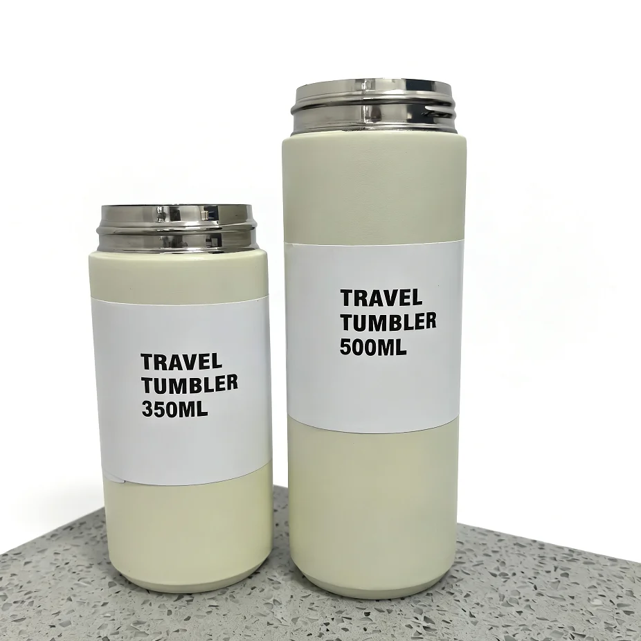 Neuer 350ml/500ml Edelstahl-Wasserbecher Niedlicher Thermobecher Tragbare Isolierflasche Vakuum-Thermoskanne – Detail 6