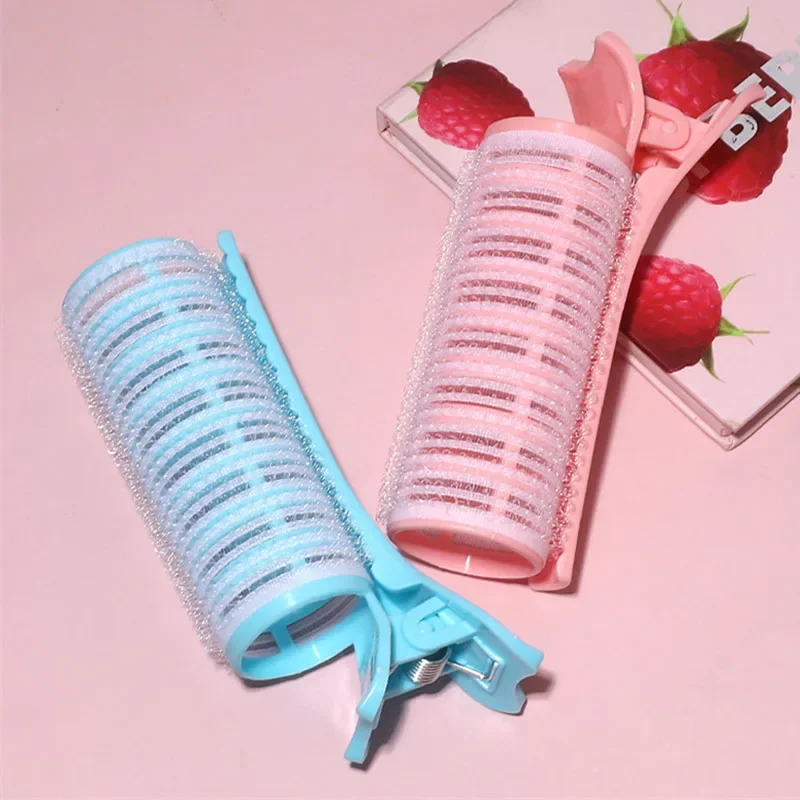 Bangs Curling Irons Lazy Hair Rollers Fluffy Styling Clips Fluffy Hairpin Curling Bangs Clips Traceless Hair Top Root Rollers