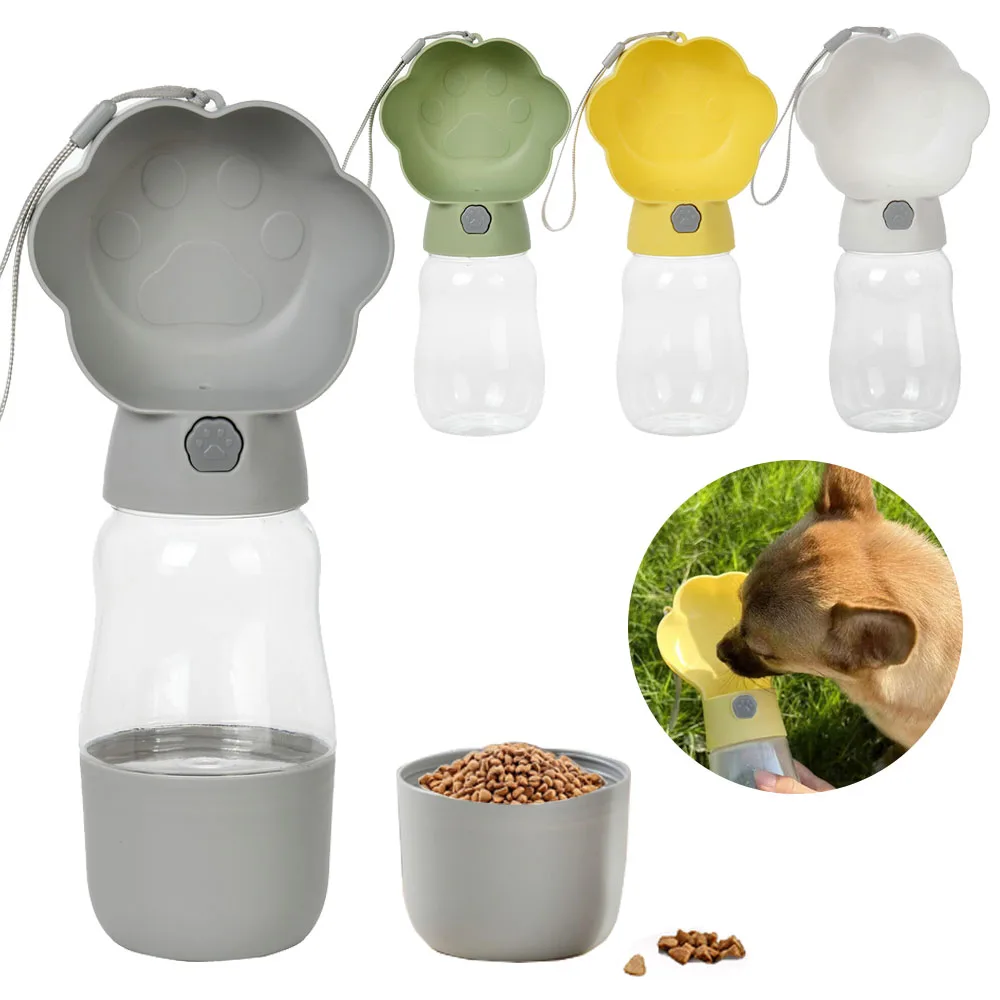 Large Dog Water Bottle For Small Big Dogs Portable Travel Pet Drinking Bottle Food and Water Container Puppy Cat Drinker Feeder Large Dog Water Bottle For Small Big Dogs Portable Travel Pet Drinking Bottle Food and Water Container Puppy Cat Drinker Feeder