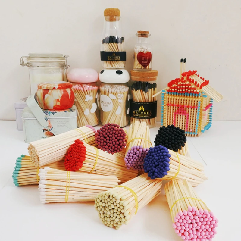 10cm Extended Aromatherapy Match Stick Bulk Matches Coloured Match Stem