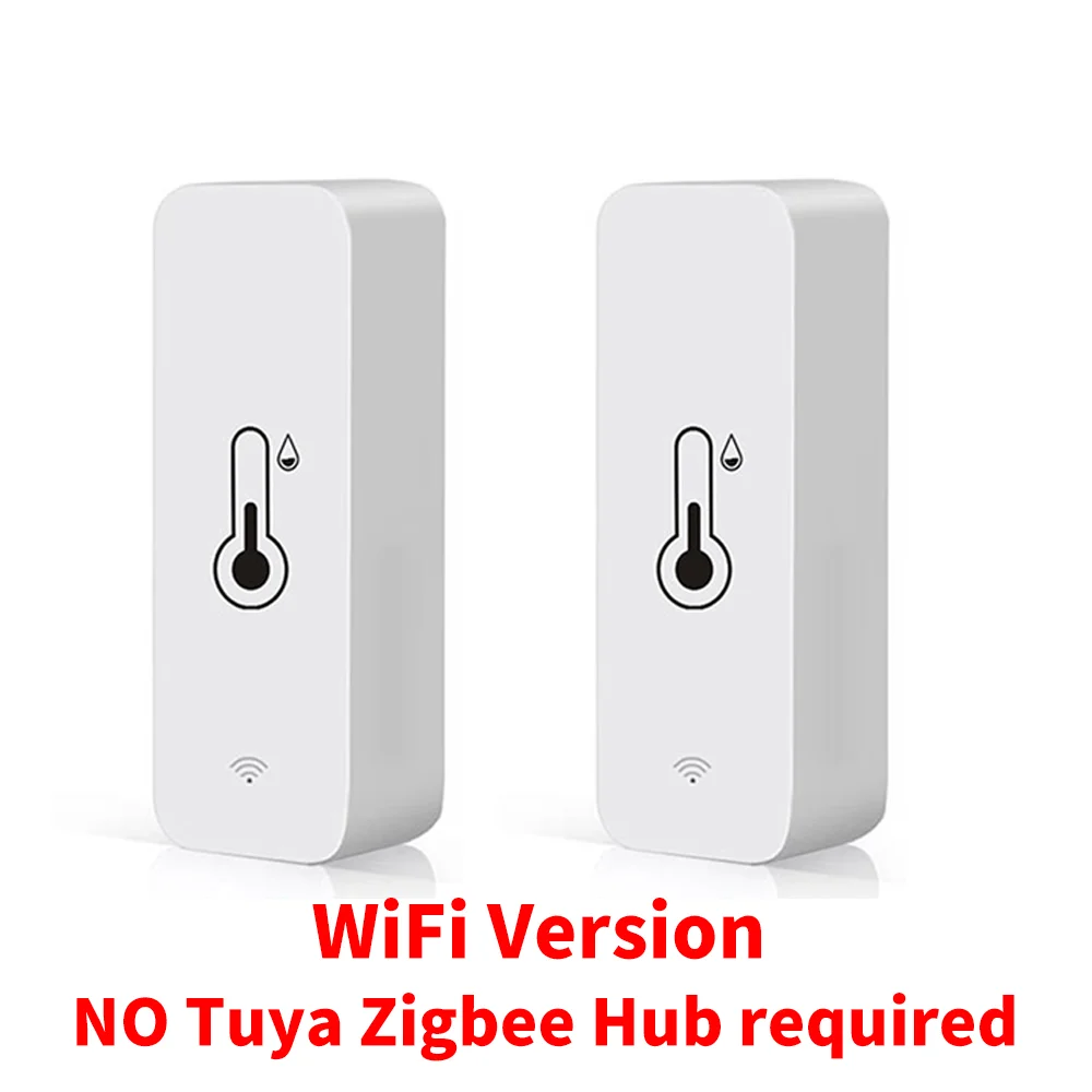 Smart WiFi Temperature & Humidity Sensor with App Control for Smart Home Integration