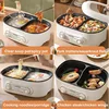 6L Large Capacity Yuanyang Electric Hot Pot Multi-function Pot Non-stick Electric Cooking Pot Electric Cooker Home Appliances 2