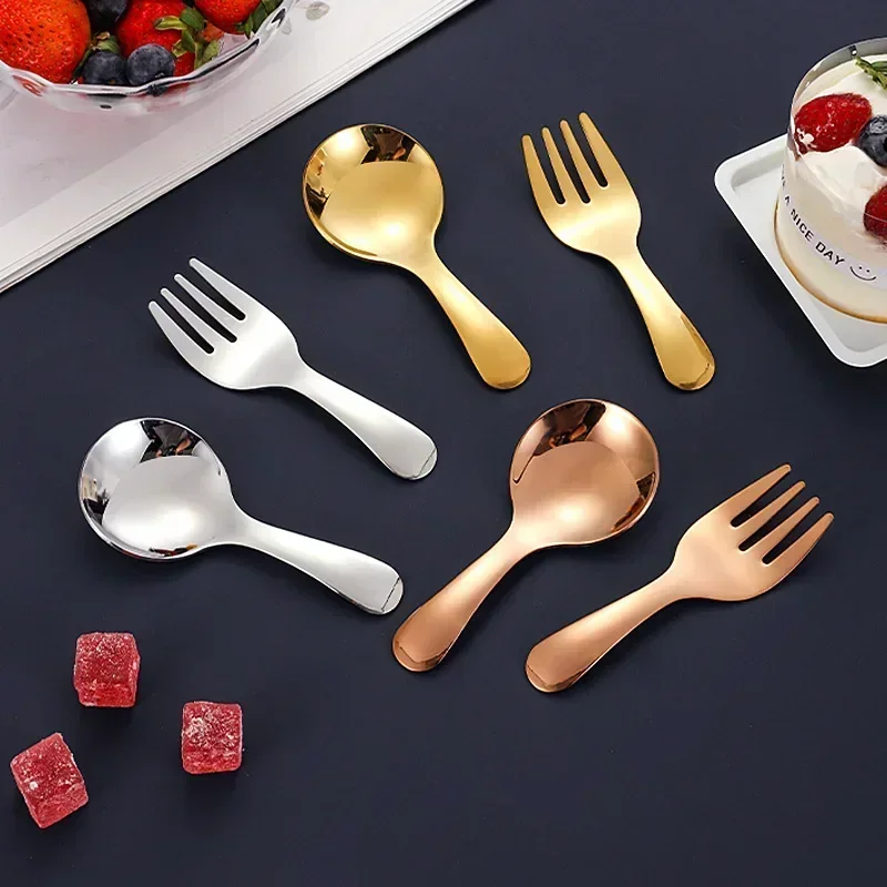 Portable Spoon Fork Outdoor Tableware Travelling Camping Stainless Steel Cutlery Set for Hiking Outdoor Camp Cooking Supplies,camping cutlery,portable tableware,portable cutlery