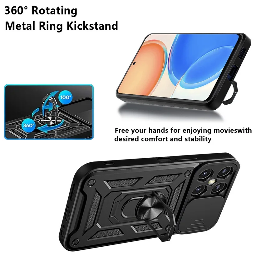 Durable Camera Protection Armor Hybrid Ring Case Cover