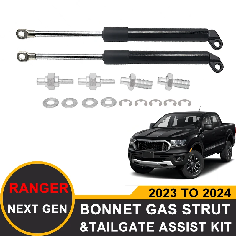 For Ford Ranger 2023-2024 Next-gen Pickup Truck Modified Bonnet Hood ...