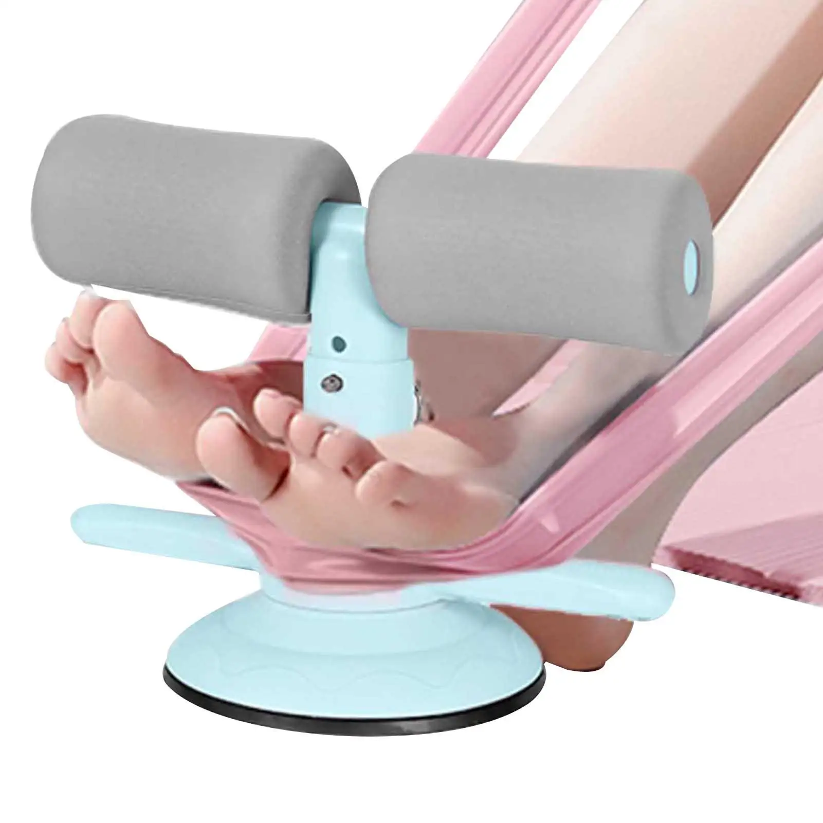 Sit Up Trainer Adjustable Height Sit-Up Bar Self-Suction Sit Up Assistant Sit-Up Aids Bar Accessories Adjustable