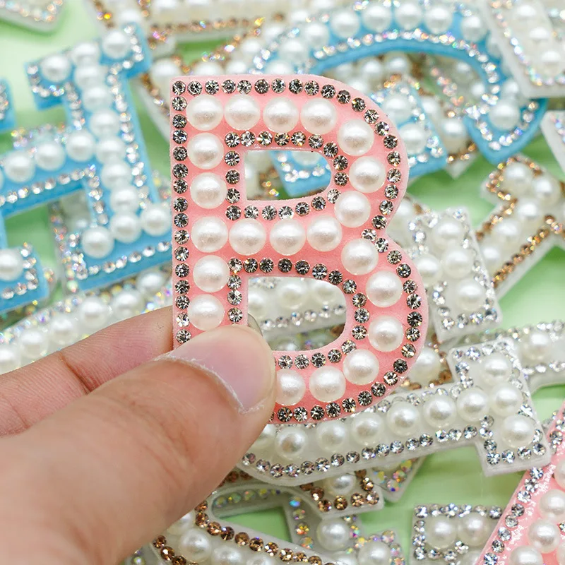 5pcs Self Adhesive Letter Patches Giltter Chenille Stick-on Alphabet Patch  26 Towel Embroidered Sequins Felt ABC for DIY 5.5cm - AliExpress
