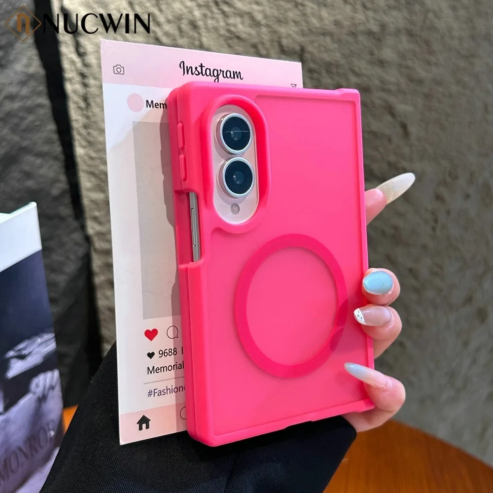 Luxury Frosted Magnetic Matte Shockproof Phone Case