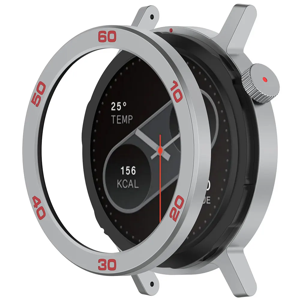 Enhanced Metal Bezel Ring with Tempered Film
