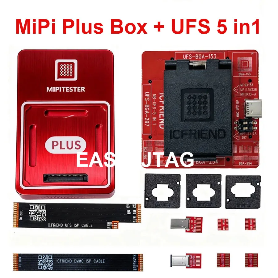 오리지널 MIPI PLUS 박스 + ISP + NB UFS 5 in 1 (254/153/297) 소켓 어댑터