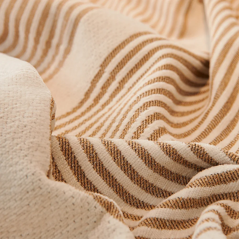 Nordic Style Tassel Throw Blanket  4 Season Use Sofa Cover with Dust & Anti Cat Scratch Protection Ideal for Travel & Home Decor 6