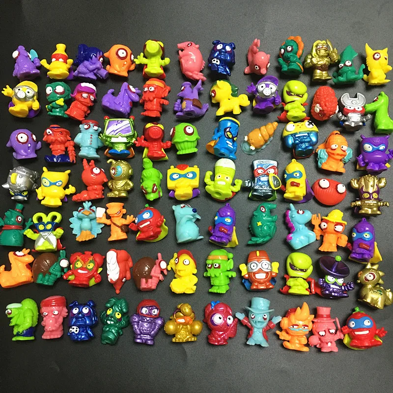 

10-50pcs Original Superzings Superthings Action Figures 3CM Super Zings Garbage Trash Collection Toys Model for Kids Gifts